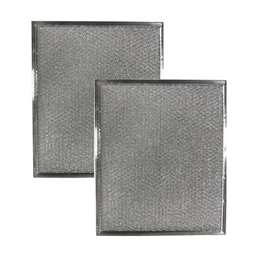 Air Filter Factory Mesh Grease Filters – Compatible With Whirlpool, Sharp – 2-Pack