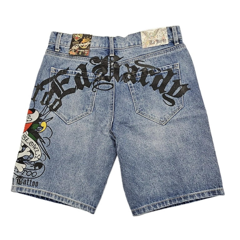 Ed Hardy LKS Skull Skaters Men's Short - MEHD8002-3 (Light Ed Hardy LKS Skull Skaters Men's Short - MEHD8002-3 (Light