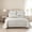 Boho/Beige/White, variant on BCOTTON Queen Quilt Set, Luxury Blue Floral Bedding, 100% Cotton Reversible Bedspread for Queen Bed, All Season Lightweight, 3 Piece, Blue and White