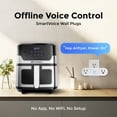 thumbnail image 6 of Emerson SmartVoice 2-in-1 Dual Wall Plug ES521 – Offline Voice Control, No App and Wifi, 6 of 8