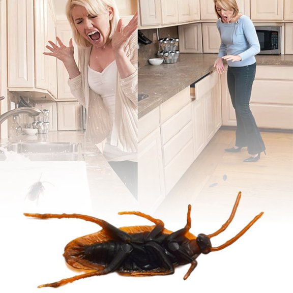1pc Prank Cockroach Funny Trick Joke Toys Halloween Props Spoof Decoration