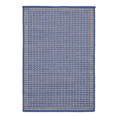 Terrace Patio Rug - Liora Manne Terrace 1762/33 Texture Marine Area Rug 23 Inches X 35 Inches