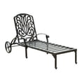 thumbnail image 2 of Homestyles Chaise Longue Extérieure en Aluminium Capri Couleur Charbon, 2 of 5