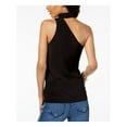 thumbnail image 2 of INC $40 New 0035 Black One Shoulder Choker Asymmetrical Neckline Top L B+B, 2 of 2