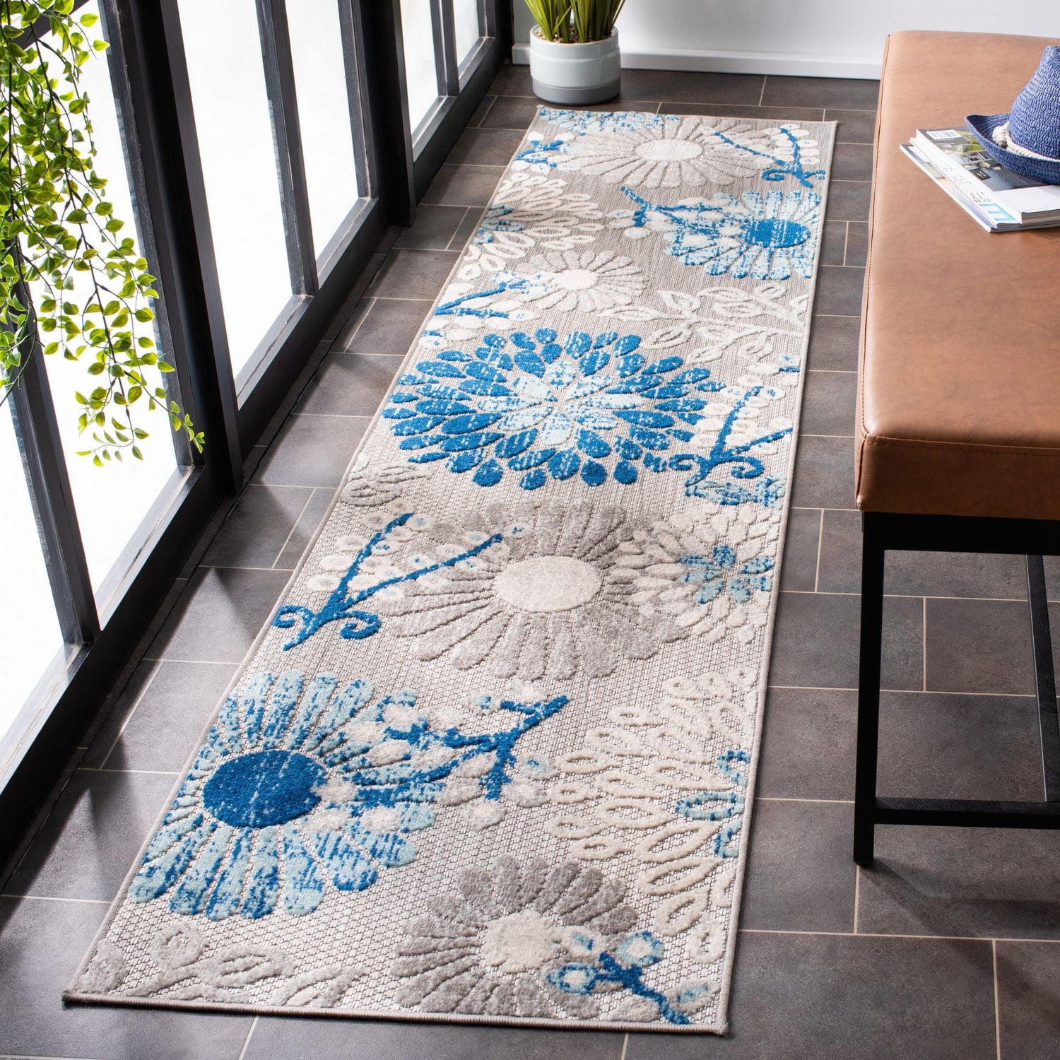 Safavieh Cabana Garnet Tapis Floral Extérieur