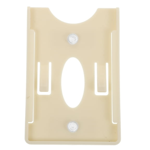 Sturdy Suction Cup Car Windshield Parking Pass Holder for Toll Transponder and Vehicle Permits Milky White