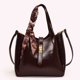 thumbnail image 2 of Superior Cuerpo Cruzado Bolso para Hombro Mujeres Cierre La PU Cuero Color Sólido El, 2 of 9