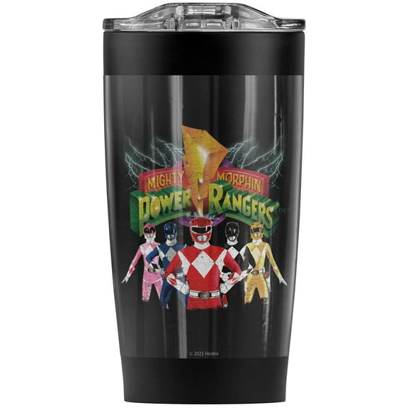 Power Rangers/Rangers Unite Stainless Steel Tumbler 20 oz Coffee Travel Mug/Cup, Vacuum Insulated & Double Wall with Leakproof Sliding Lid | Great for Hot Drinks and Cold Beverages
