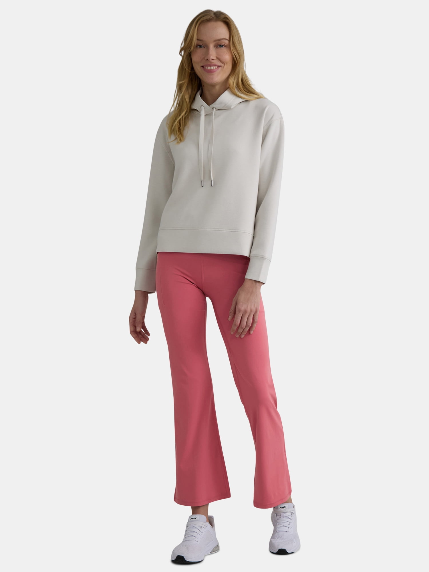 Avia Women's and Women's Plus SoftSculpt Flare Leggings with Pockets, Sizes XS-4X