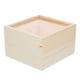 thumbnail image 3 of WORGEOUS Caja de almacenamiento de madera sin terminar, joyero decorativo, cofre del tesoro, caja de embalaje de regalo con tapa transparente, 3 of 8