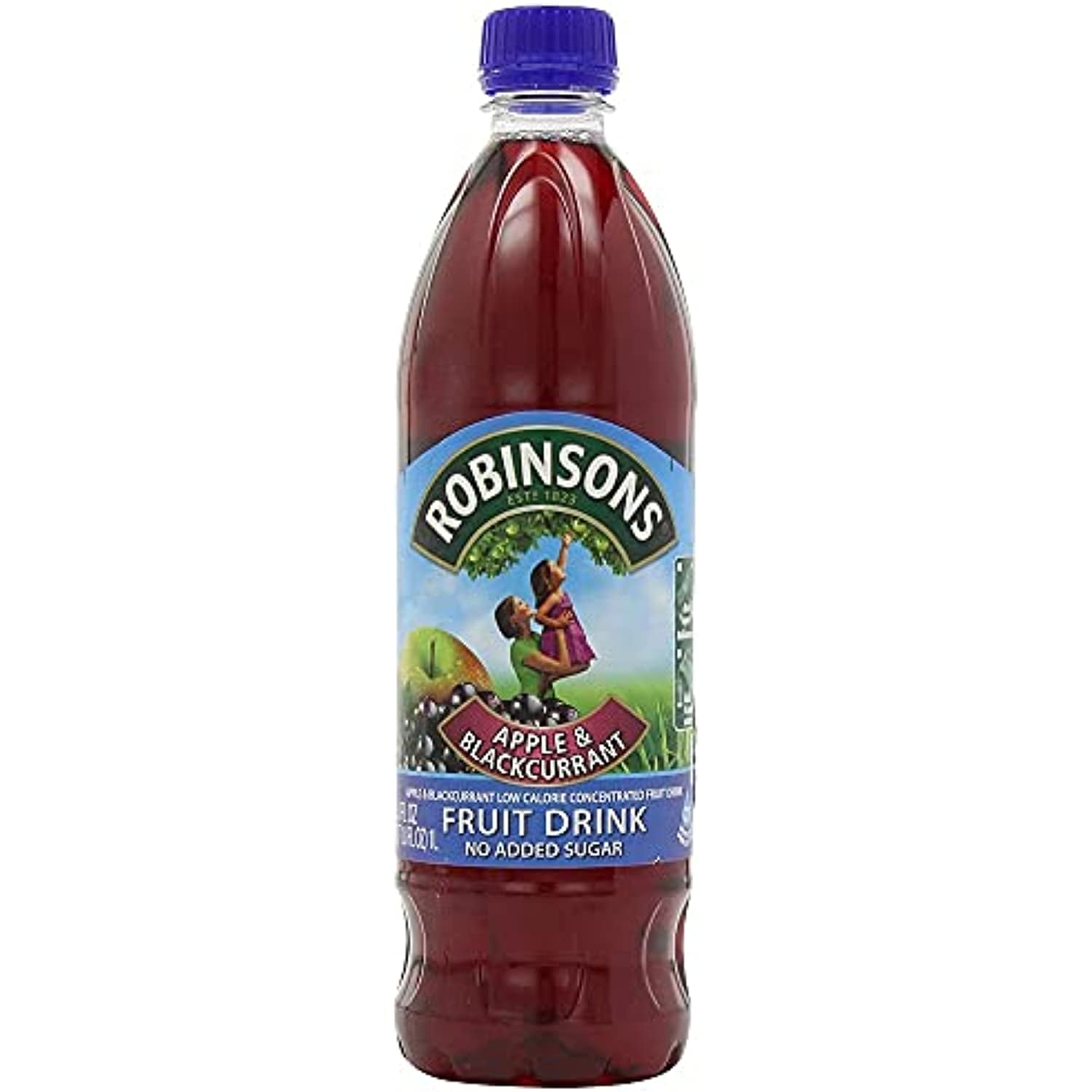 Robinsons Fruit Squash Apple & Blackcurrant 1 Liter Plastic Bottles