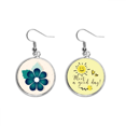 thumbnail image 1 of Pendiente Sol Flor Pendiente Joyas Moda Unbranded M, 1 of 3