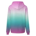 thumbnail image 4 of Jsaierl Women's Hoodies Cute Gradient Graphic Hooded Sweatshirts Casual Sweaters Workout Long Sleeve Top Hoodie Womens Hoodies, 4 of 4