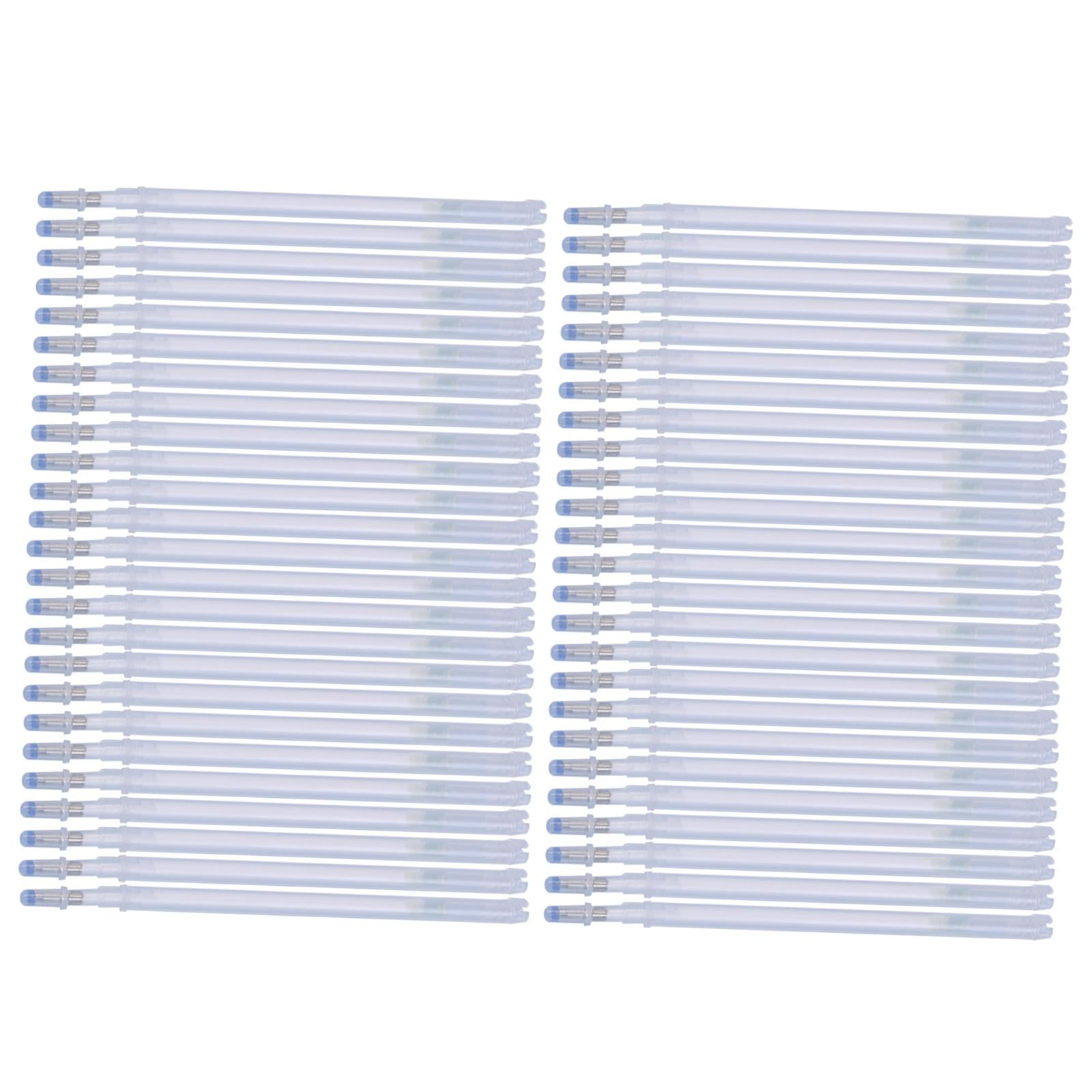 Tachiuwa 5xHeat Erasable Pen Refills Marker Tailors Quilting Embroidery Sewing White Thick 50pcs