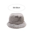 thumbnail image 2 of Gorro de peluche sencillo, gorro de pescador para otoño e invierno., 2 of 5