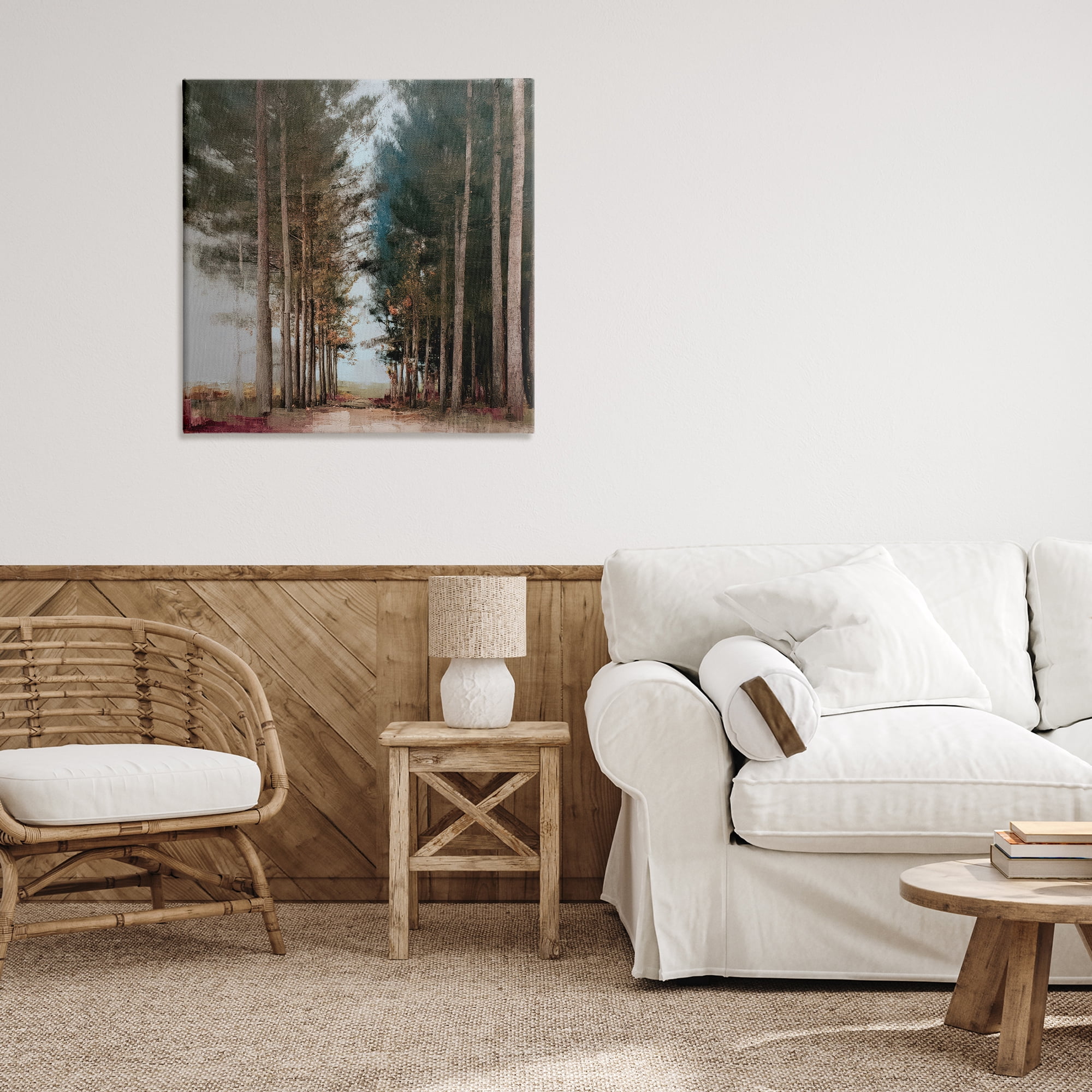 Stupell Industries Tall Trees Pathway Canvas Wall Art, design by Kim Curinga