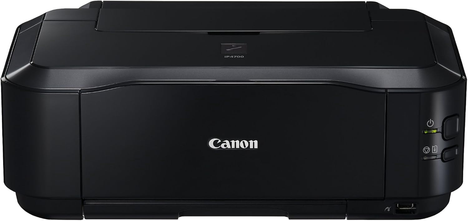 Restored Canon PIXMA iP4700 Premium Inkjet Photo Printer with USB Connectivity Technology - 9ppm Monochrome Printspeed - 9600 x 2400 dpi - 3742B002 (Refurbished)