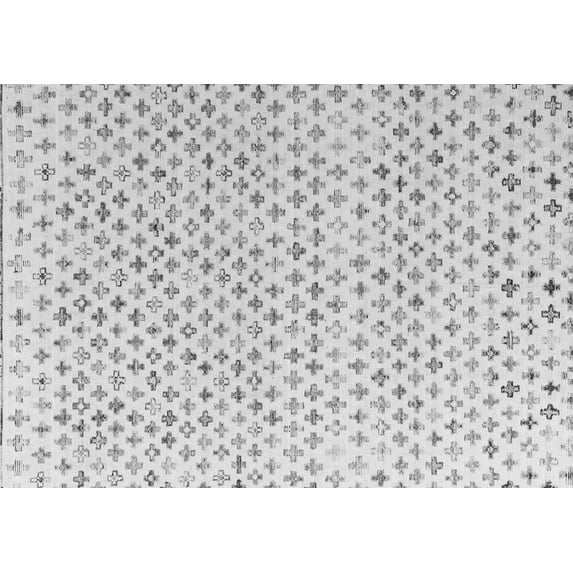 Ahgly Company Machine Washable Indoor Rectangle Abstract Gray Modern Area Rugs, 2' x 5'