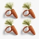 thumbnail image 4 of 12 Piezas Anillo de Servilleta de Zanahoria de Pascua Algodón y Hebillas de Servilleta Tejidas A Mano Rústicas Soporte de Anillo de Servilleta de Pascua, 4 of 5