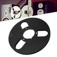 thumbnail image 1 of Pro Empty Reel, 1/4 7 Inch 4 Color Selection Aluminum Alloy Reel Tape, 3 Hole Opening Machine Part Tape Takeup Reel for, 1 of 8
