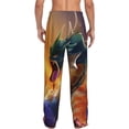 thumbnail image 3 of Gyarados Men's Pajama Pants, Ultra-soft Comfy Casual Lounge Pants, Graphic Printed Sleep Pjs Bottoms With Drawstring Pockets, 3 of 8