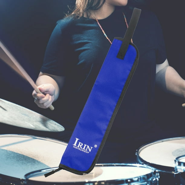 Estuche para baquetas Bolsos para baquetas de gran capacidad Partes de instrumentos resistentes al desgaste JShteea El nuevo