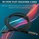 thumbnail image 5 of Cable de Carga Rápida USB4 Tipo C de 240 W con Pantalla Digital LED 8K@60Hz Cable de Datos de Transferencia de Datos de 40 Gbps en Ángulo Recto, 5 of 5