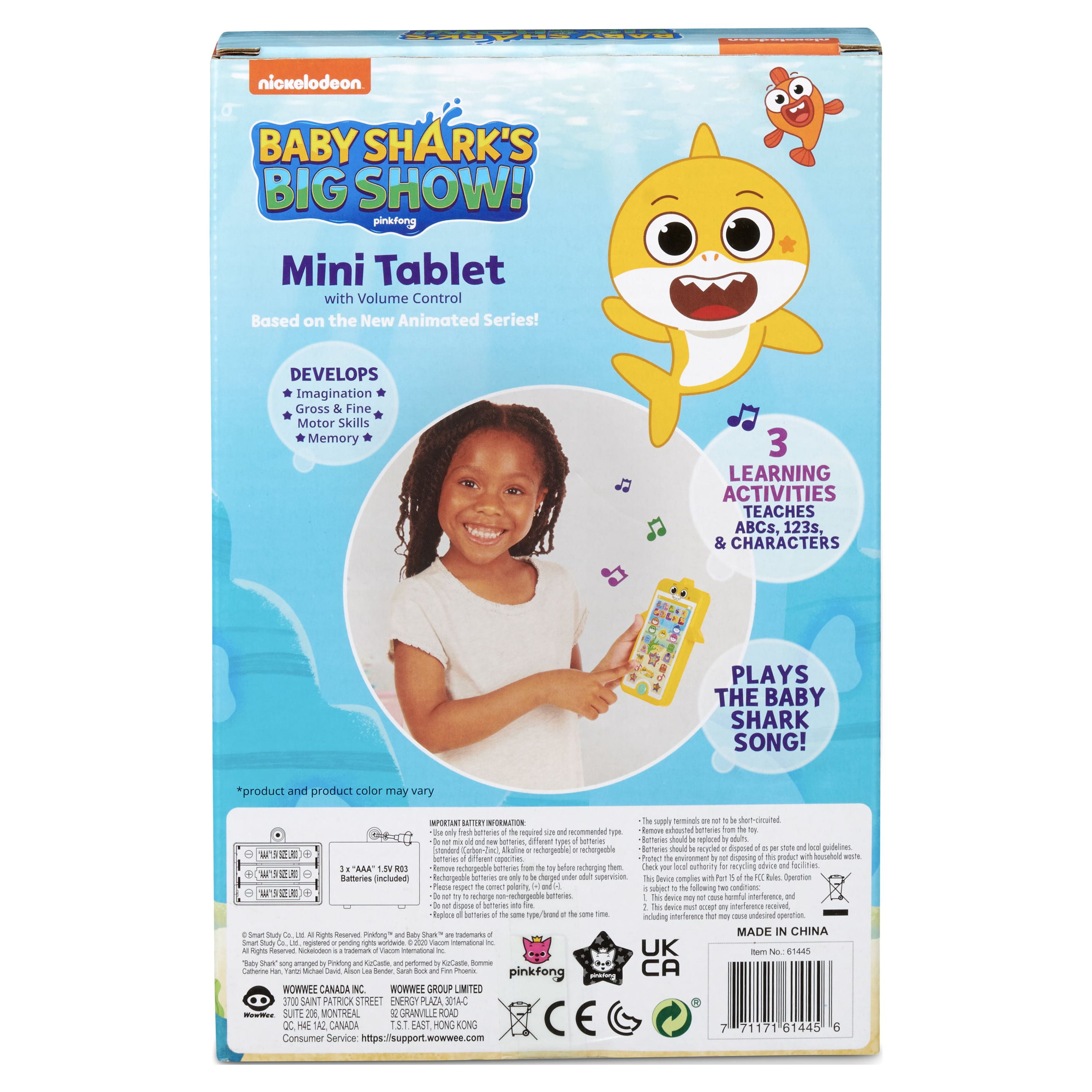 Baby Shark's Big Show! Educational Mini Tablet Toy for