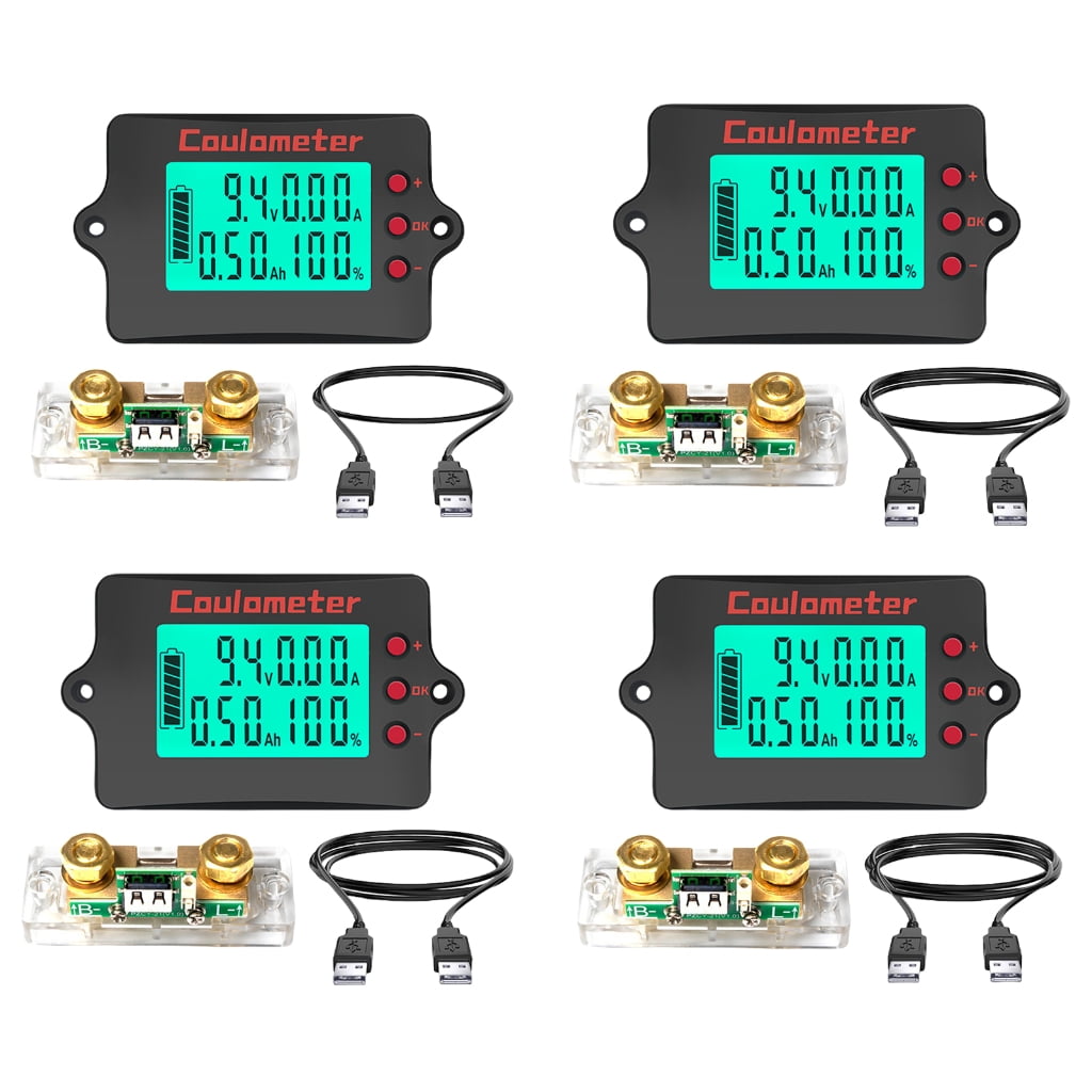 MOMOJIA Energy Data Storage Power Meter Digital Multimeter with LCD Display for Accurate Current Voltage Power Measurement Tool