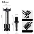 thumbnail image 1 of Woodworking Drill Bit Set Hole Punch Tool For Electric Wrenches And Hand Drills - 28mm, 1 of 7