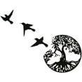 thumbnail image 1 of Arte de pared de metal, arte del árbol de la vida, letrero familiar del árbol de metal, decoración de pared, decoración del hogar, 1 of 5