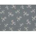thumbnail image 2 of Zelouf Two Tone Cross Stitch Floral Glitter On Tulle  , Sewing, DIY, Crafts Fabric by the Yard, White, 7 Yard, 2 of 2