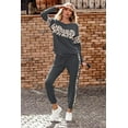 thumbnail image 6 of PRETTYGARDEN Women's Color Block 2 Piece Tracksuit Crewneck Long Sleeve Tops Long Sweatpants Outfits Lounge Sets, 6 of 8