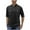 Black, variant on YYDGH Mens Henley Shirts Long Sleeve Button Down T-Shirt Casual Stand Collar Cotton Linen Work Tops with 2 Pockets Black L