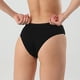thumbnail image 4 of Gibobby Calzoncillos hipster Calzoncillos algodón para mujer Transpirable Sexy Cintura media Color sólido Ropa interior sin costuras （Negro， M), 4 of 4
