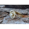 thumbnail image 5 of HeartsAndYou Unique Vintage Inspired Filigree Engagement Ring for Women 2ct Round Moissanite 18k Yellow Gold over Silver, 5 of 9