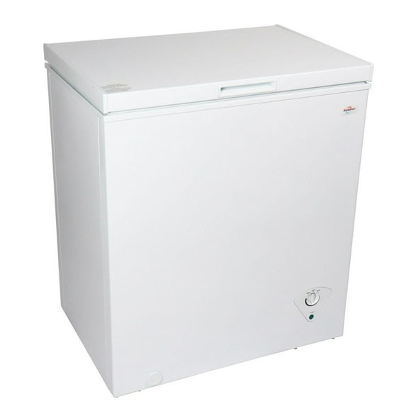 Koolatron 5.0 cu ft Compact Chest Freezer with Manual Defrost, Energy Efficient (155L), White