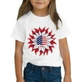 thumbnail image 5 of CFLVAEK 4th of July T Shirts for Kids American Flag Graphic Tees Cotton Short Sleeve Patriotic Tshirts Indenpendence Day Crewneck Tops 7 Years, 5 of 10