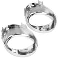 thumbnail image 5 of Zcargel 1Pair Front Bumper Fog Light Cover Trim Chrome ABS Fits for Infiniti G37 2010-2013 Replace 62257-1MS2A, 5 of 10