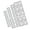 A total of 30 large, variant on Giaone Reclosable Aluminum Foil Food Bags Resealable Vacuum Zippered Pouches for Food