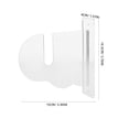 thumbnail image 2 of LABSERRON 2 Pcs Support de Rangement Horizontal pour Planche à Neige en Acrylique pour Maison et Garage, 2 of 8