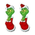 Earrings Christmas Cute Cartoon Grinch Earrings Gift for Women Girl
