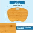 thumbnail image 5 of LapGear Bamboo Lap Desk for up to 17.3" Laptops, Natural, 5 of 7