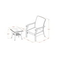 thumbnail image 2 of East West Furniture Wicker Patio Set Black, DTL3C01B, 2 of 3