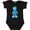 AB-Black, variant on Blue robot Boys or Girls Baby Bodysuit