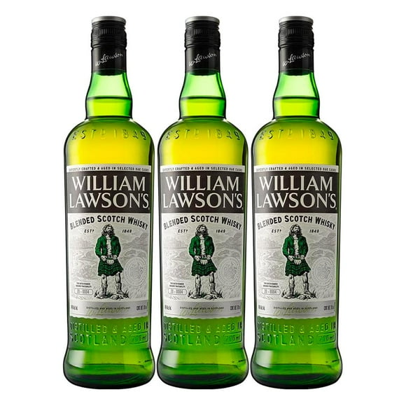 PACK DE 3 WHISKY WILLIAM LAWSON 700ML