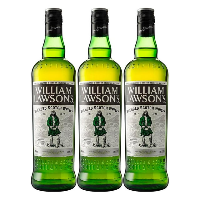 PACK DE 3 WHISKY WILLIAM LAWSON 700ML