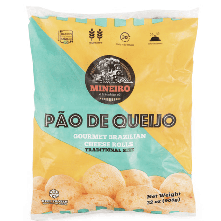 Mineiro Gourmet Brazilian Cheese Bread 32 oz – Traditional Cheese Rolls