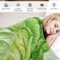 thumbnail image 3 of Chilfamy  Funny Cabbage Blanket Healthy Green Vegetable Leaves Bed/Couch Throw Blankets for Adults Soft Lightweight Gag Gifts for Kids White, 3 of 6