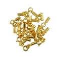 thumbnail image 2 of Paquete de 12 Gloria de Bricolaje con Cierre de Extremo de cadena crimpado de joyería, 2 of 6
